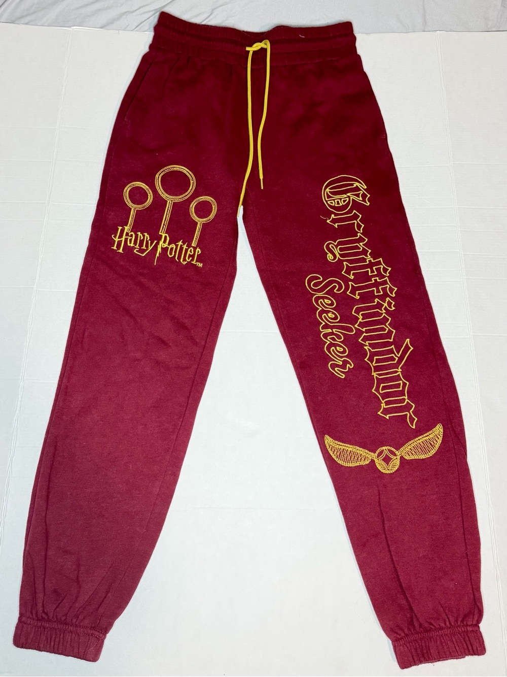 Warner Bros. Maroon & Gold Gryffindor Seeker Joggers
